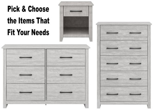 Gray oak bedroom furniture - oak,