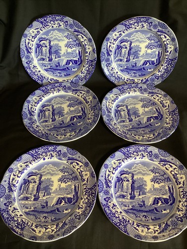 Spode blue italian set - spode,