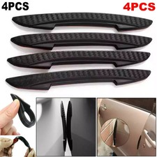 4PCS BLACK CAR DOOR EDGE GUARD STRIP ANTI-COLLISION SCRATCH PROTECTOR TRIM