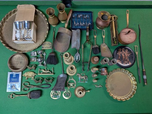 Job lot collection metalware - job,