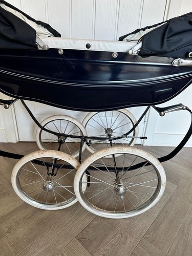 Silver cross dolls twin pram - silver,