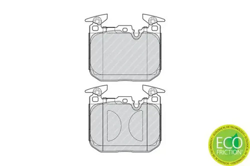 Brake pads fdb4662 - ferodo, for