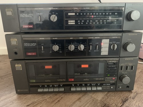 Sanyo stereo vintage - sanyo, seperate