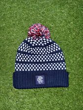 Official Glasgow Rangers Beanie Navy/white  Bobble Hat / One Size Adults RRP £38