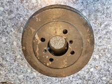 Front brake drum, backplate