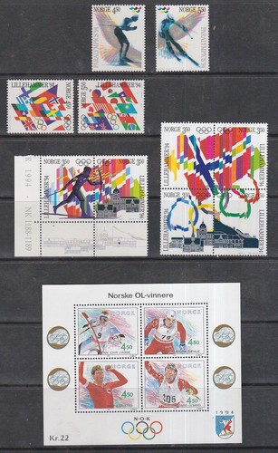 Norway 1994 mint mnh winter - norway,