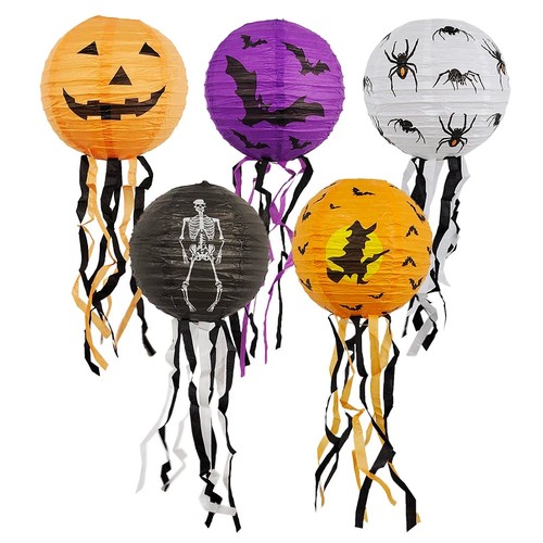 Halloween paper lanterns - paper,