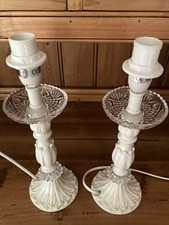 Elegant Vintage Style Lamp Bases - Matching Pair