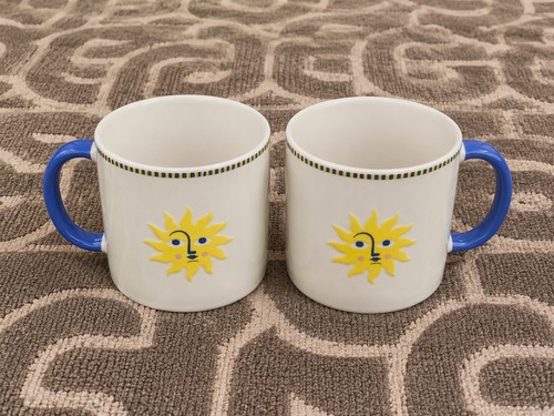 Set sunshine face ceramic - of,