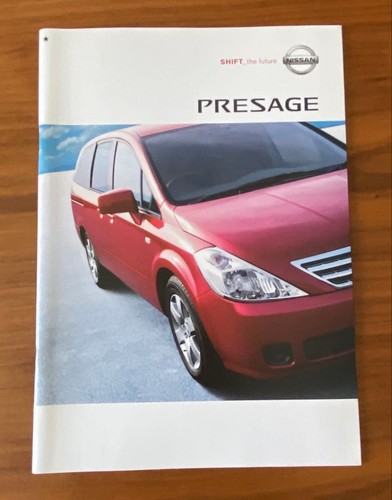 Nissan presage car catalog - nissan,