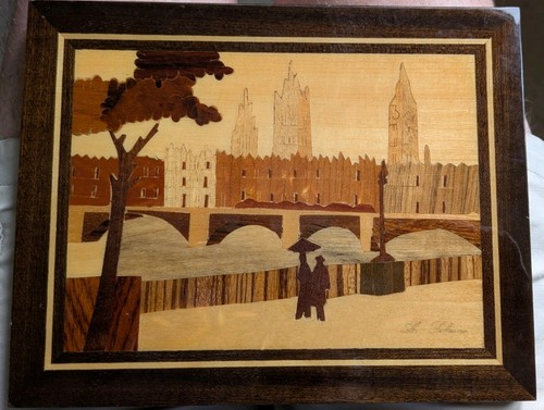 Vintage antonio salzano inlaid - salzano,