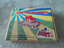 Build Your Own House with real bricks and mortar Childrens Crafting Activity Set