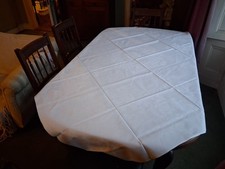 Large Vintage Damask Table