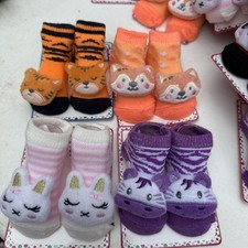 4 Pairs Cute 3D Cartoon Baby