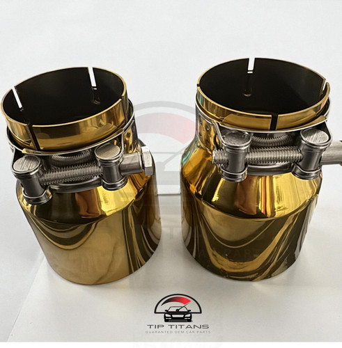 Bmw golden exhaust - x, tips