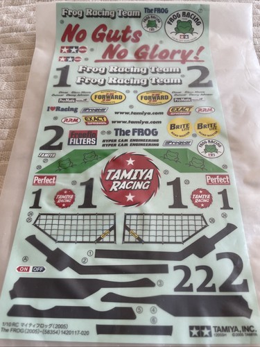 Brand new tamiya frog decals - brand,