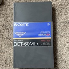 Sony BCT-60 MLa Betacam SP Broadcast Master Video Cassette
