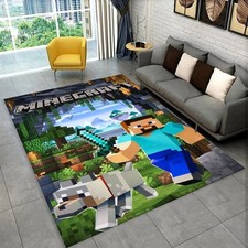 Kids Mine-Craft 3D Rug Bedroom