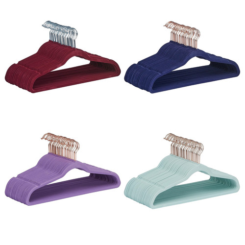 Velvet hangers for clothes - hangers,