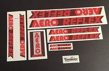 Aero Reflex Custom Red BMX decal set