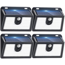 149 LED Solar Power PIR Motion Sensor Wall Lights Outdoor Garden Security Lamp