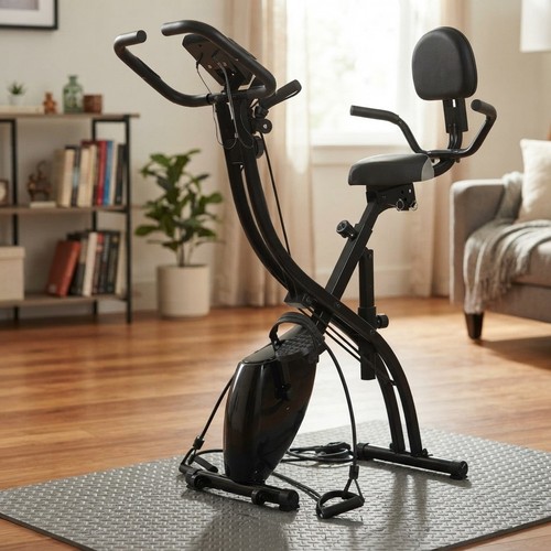 Foldable exercise bike with - exercise,