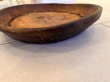 Vintage Hand Carved African Hard Wood Bowl Jafna
