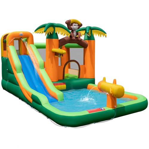 Inflatable water slide bounce - slide,