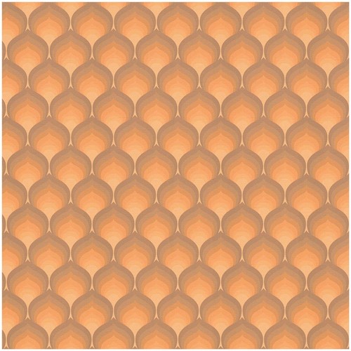 Orange brown vinyl wallpaper - orange,