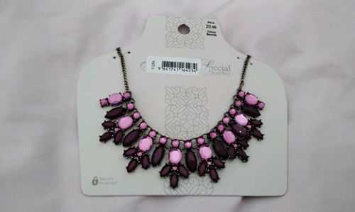 New necklace amythest - new, amythest/gold