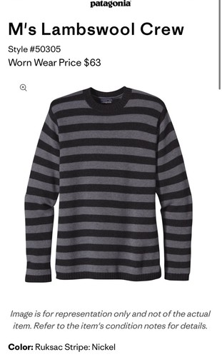 Patagonia lambswool crew wool - patagonia,