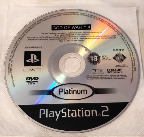 God war platinum ps2 pal - god,