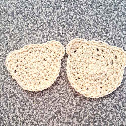 Handmade crochet beige - handmade, animal