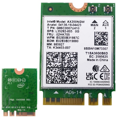 Ax200ngw intel wifi wireless - intel,