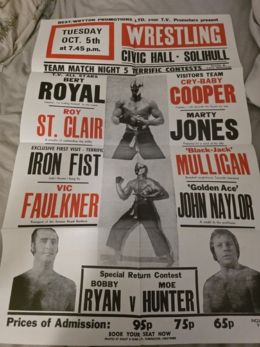 wrestling posters