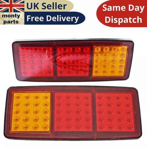 Pair 12v led rear tail - pair,