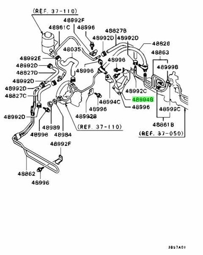 Bracket oil line for - bracket,,