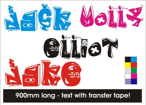 Graffiti name bedroom vinyl