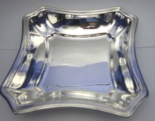 SILVER PLATE SERVING DISH  LID