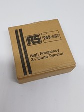 Original RS Components High Frequency 3.3/8" Cone Tweeter 8 Ohm RS249687