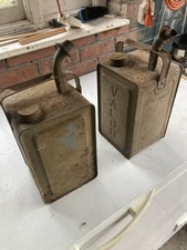 Esso Blue Paraffin Cans X2