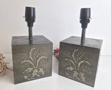 Vintage Pewter Hand Tooled