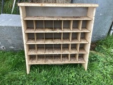 Vintage Metal Pigeon Hole Unit