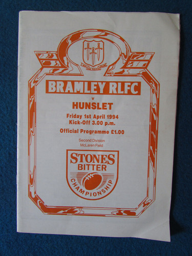 Bramley hunslet rugby - hunslet,