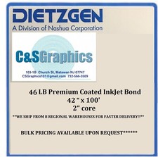 1 ROLL 42"x100' 46LB COATED