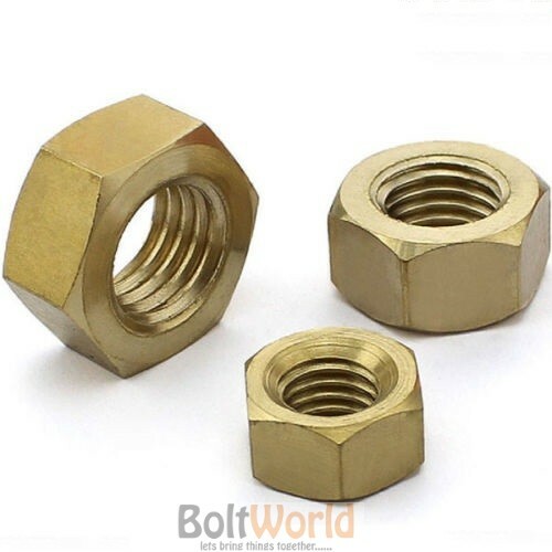 5mm solid brass metric - metric, hex