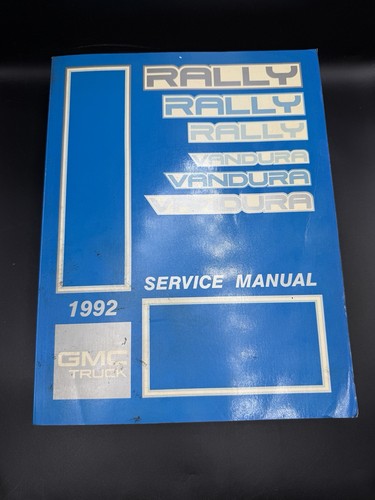 1992 gmc rally - rally, vandura