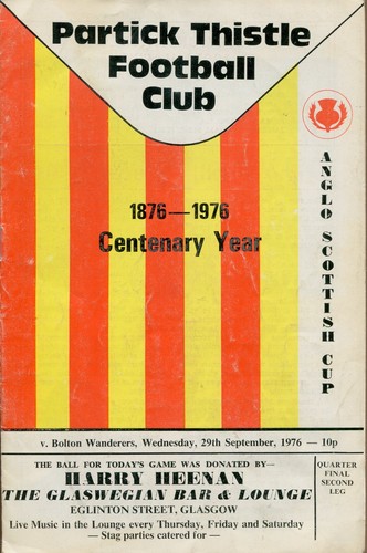 Partick thistle bolton - thistle, v