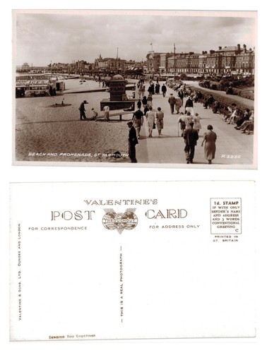 Vintage postcard beach and - vintage,