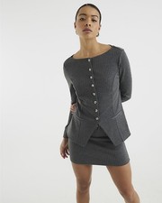River Island Womens Top Grey